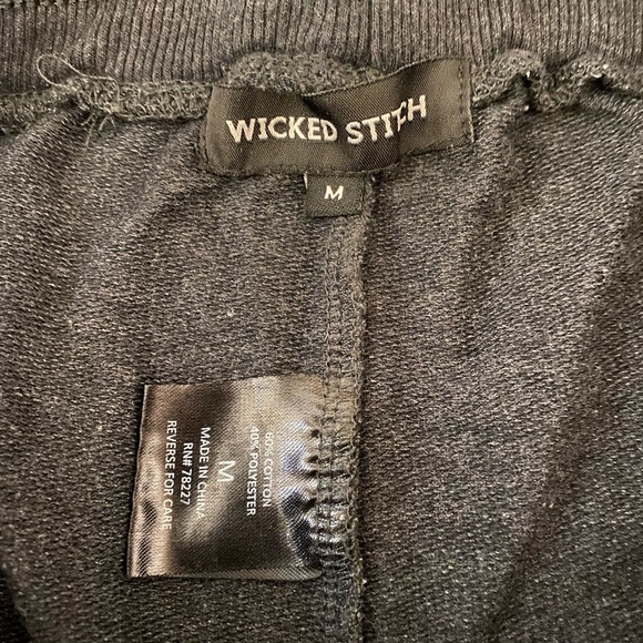 2 pair grey sweatpants joggers, zipper pockets , size medium - Picture 7 of 8